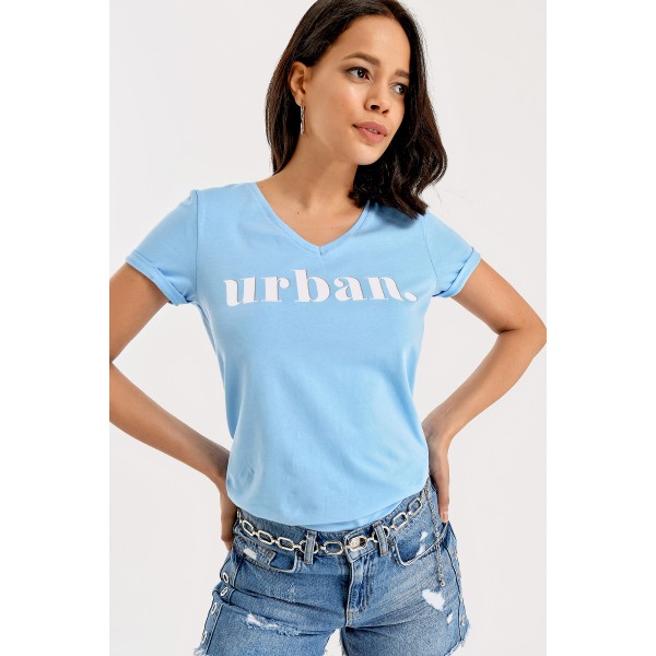 YAZI BASKILI TSHİRT