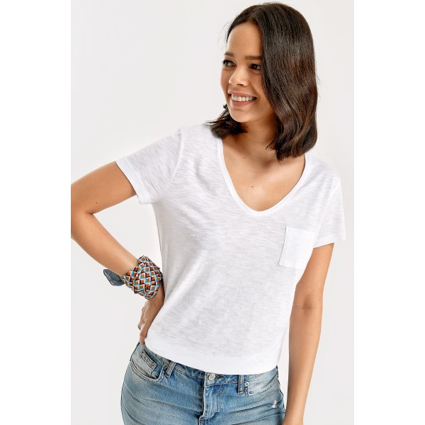 CEPLİ BİSİKLET YAKA TSHİRT