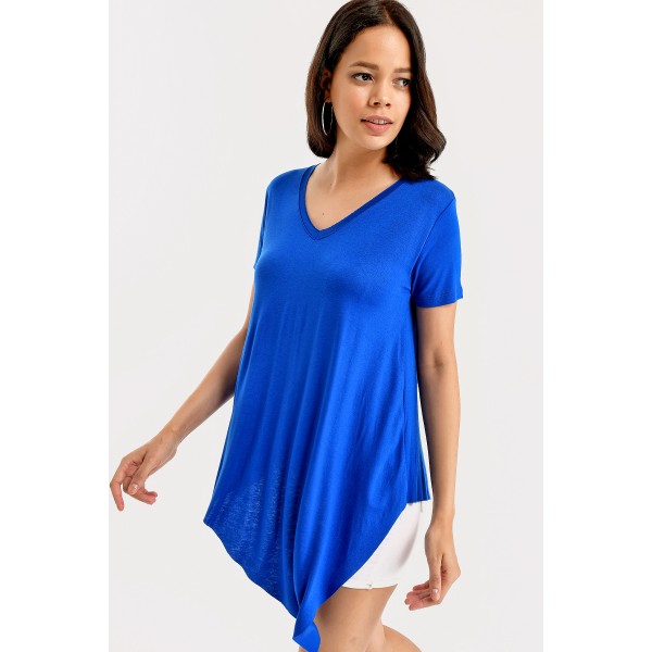 V YAKA ASİMETRİK TUNİK